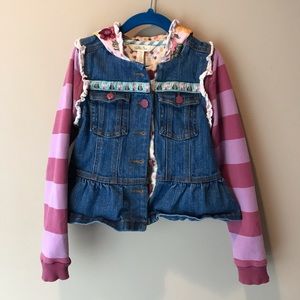 Matilda Jane little girls hooded jean jacket